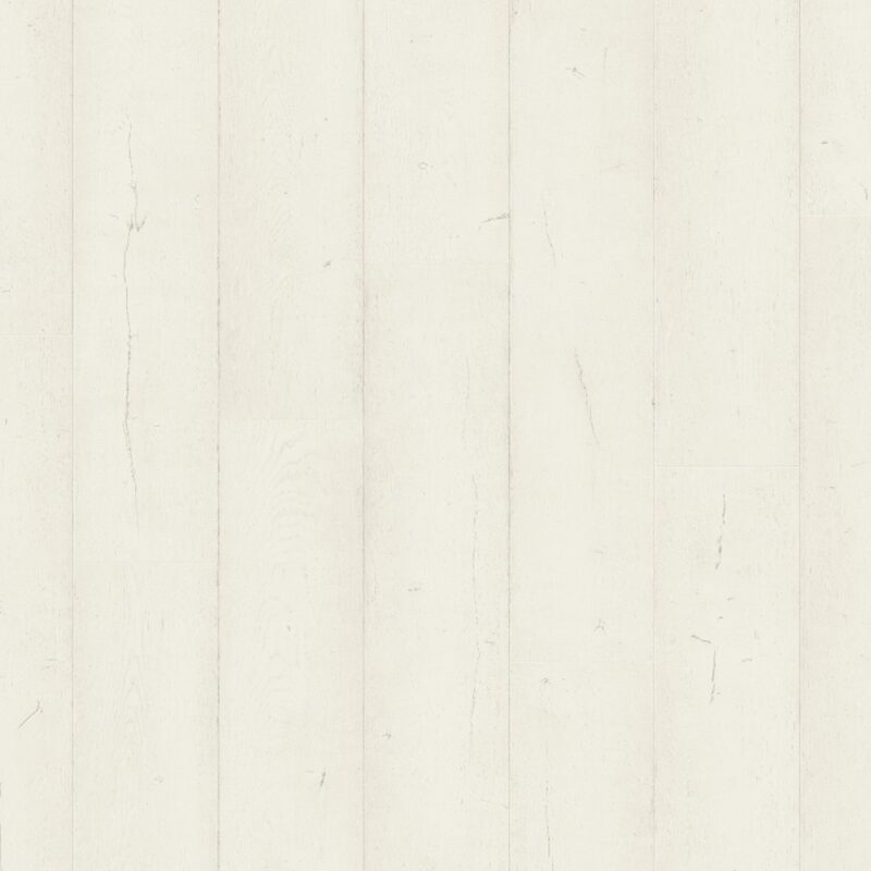 chêne peint blanc